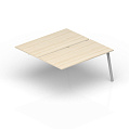 Составной стол bench на 2 рабочих места – приставной элемент, 1600х1450х720