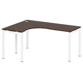 Стол криволинейный левый на П-образном м/к 1600*1200*750
