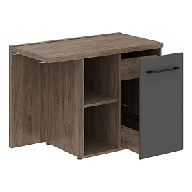 Тумба с выдвижной секцией правая 1000х550х750