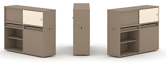 Набор №13. Тумба двойная с надставкой низкой 1500х410х1135