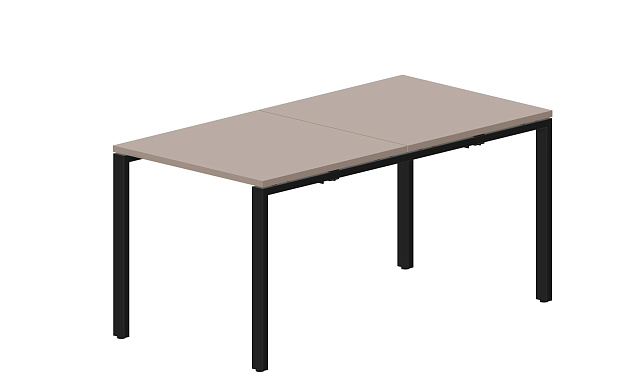 Отдельный составной стол bench на 2 рабочих места, ST2TS088, 800х1650х720