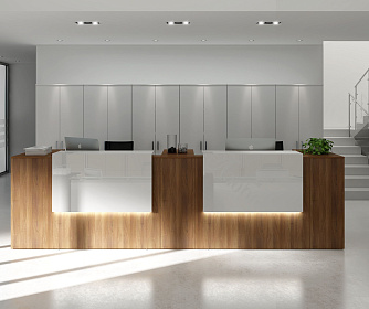 Стойка ресепшн LOUNGE - ЭйБиСи-проджект Стойка ресепшн LOUNGE