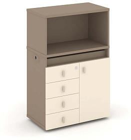 Набор №2. Тумба одиночная с надставкой низкой 750х410х1135 - ЭйБиСи-проджект Набор №2. Тумба одиночная с надставкой низкой 750х410х1135