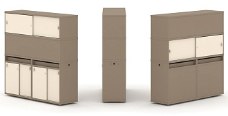 Набор №9. Тумба двойная с надставкой высокой 1500х410х1520