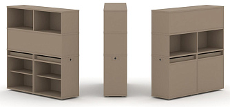 Набор №1. Тумба двойная с надставкой высокой 1500х410х1520