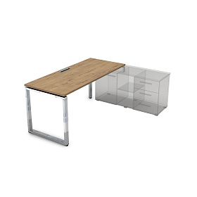 Стол рабочий, прямолинейный, правый 1400x700x750