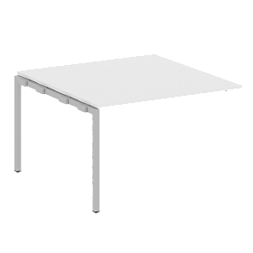 Проходной наборный элемент переговорного стола на П-образном м/к (проходная опора Б.ОСП-123, столешница, два комплекта траверс) 1200*1235*750