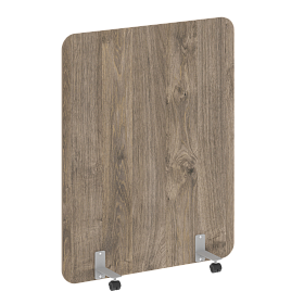 Перегородка на металлических опорах, на роликах, DP.R-120-150, 1200x18x1500