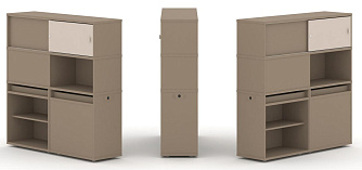 Набор №28. Тумба двойная с надставкой высокой 1500х410х1520