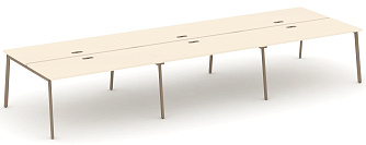 Рабочая станция на 6 мест  4740х1500х750 - ЭйБиСи-проджект Рабочая станция на 6 мест  4740х1500х750
