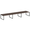Переговорный стол (3 столешницы) на О-образном м/к