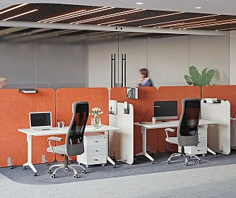 Тканевые мобильные перегородки R-line soft (RIVA)