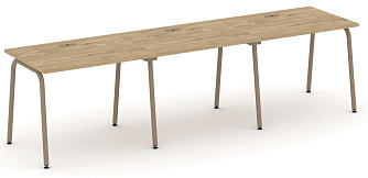 Рабочая станция на 3 места  2940х730х750 - ЭйБиСи-проджект Рабочая станция на 3 места  2940х730х750