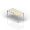 Отдельный составной стол bench на 2 рабочих места, PE2TS088, 800х1650х720