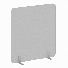 Перегородки на металлических опорах, на фетровых подпятниках, DP.F-140-150, 1400x18x1500