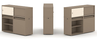 Набор №14. Тумба двойная с надставкой низкой 1500х410х1135