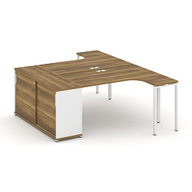 Рабочая станция с опорным стеллажом 1800х1480х750