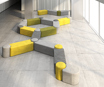 Офисный диван МОЛЕКУЛА - ЭйБиСи-проджект Офисный диван МОЛЕКУЛА