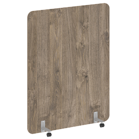 Перегородка на металлических опорах, на роликах, DP.R-140-180, 1400x18x1800