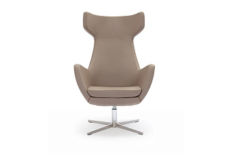 Кресло Орлеан с высокой спинкой на крестовине