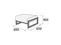 Пуф 660х690х450