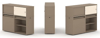 Набор №13. Тумба двойная с надставкой низкой 1500х410х1135