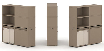 Набор №21. Тумба двойная с надставкой высокой 1500х410х1520
