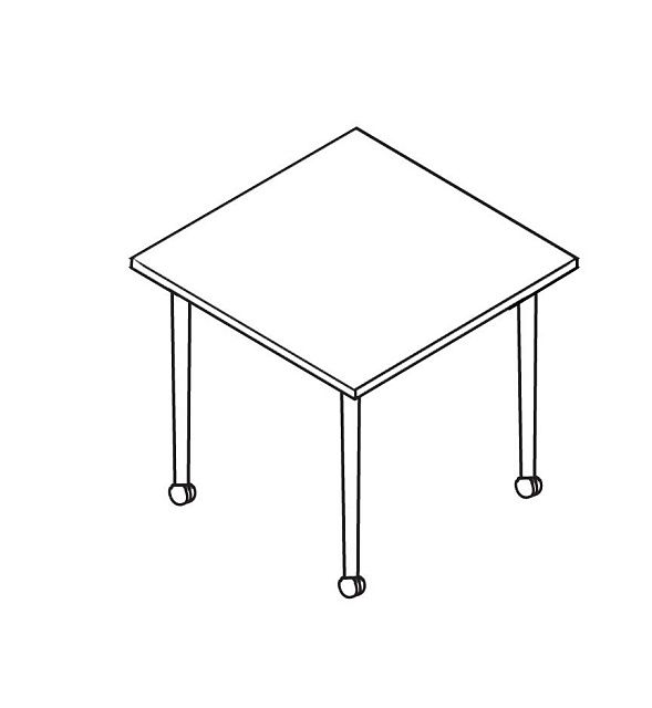 Стол 800x800 mobil 800x800x745