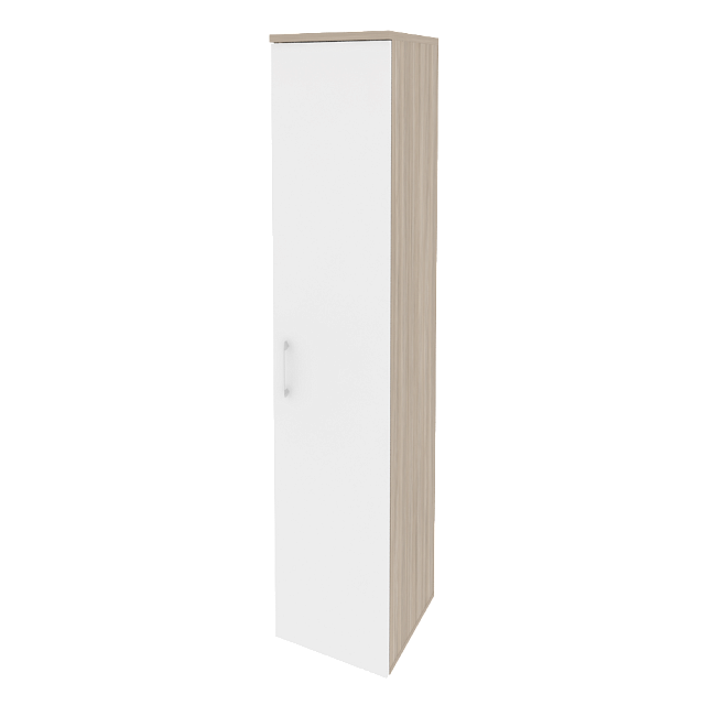 Шкаф высокий узкий правый (1 высокий фасад ЛДСП) 400x420x1977