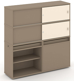 Набор №22. Тумба двойная с надставкой высокой 1500х410х1520