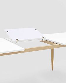 Стокгольм  Стол обеденный раскладной 1600-2200х900х750