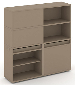 Набор №16. Тумба двойная с надставкой высокой 1500х410х1520