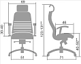 Кресло руководителя Метта SAMURAI KL-3.04