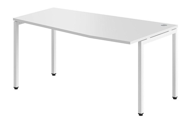 Стол с парящей столешницей эргономичный правый 1600x900x750