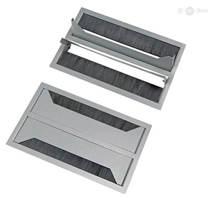 Заглушка кабель-канала прямоугольная двойная 240*149*27