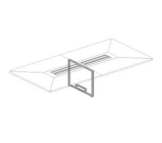 Центральная опора  70x1000x720