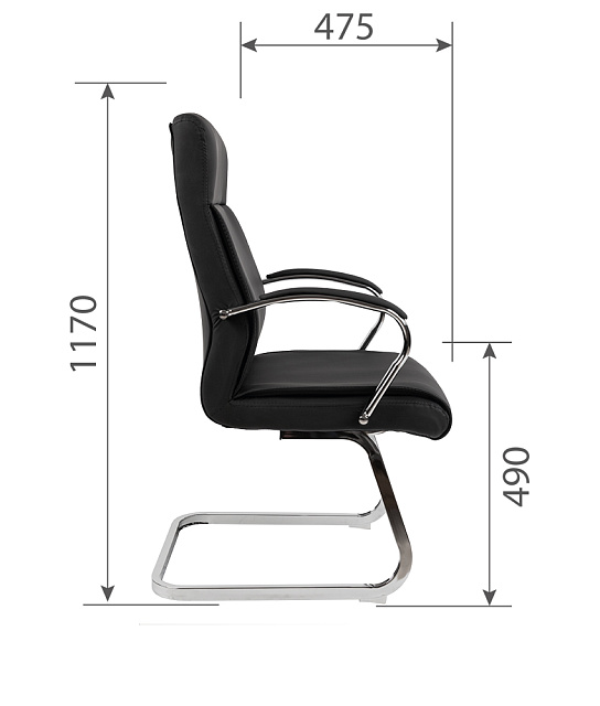 Стул для посетителей Chairman CH853