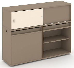 Набор №14. Тумба двойная с надставкой низкой 1500х410х1135
