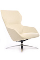 Кресло руководителя Riva  Selin (F1705) кресло + оттоманка (кожа)