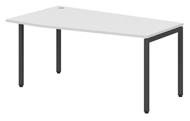 Стол с парящей столешницей эргономичный левый 1600x900x750