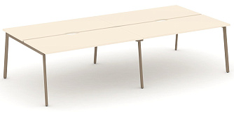 Рабочая станция на 4 места  3160х1500х750 - ЭйБиСи-проджект Рабочая станция на 4 места  3160х1500х750