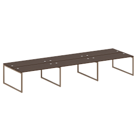 Рабочая станция на 6 раб.мест на О-образном м/к 4800*1475*750