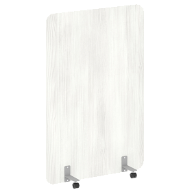 Перегородка на металлических опорах, на роликах, DP.R-120-180, 1200x18x1800