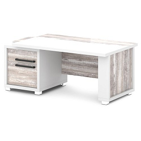 Стол с одной тумбой левый 1835х1000х750 (1600х1000 - столешница)