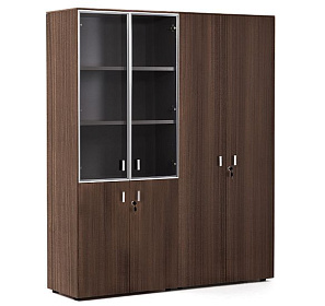 Шкаф комбинированный + шкаф для бумаг Enzo 1620x440x1970 - ЭйБиСи-проджект Шкаф комбинированный + шкаф для бумаг Enzo 1620x440x1970