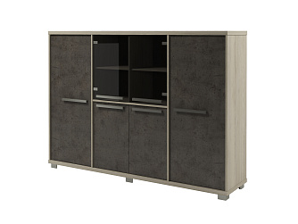 Шкаф четырехсекционный с гардеробом 2160х500х1538