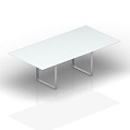 Стол для совещаний стекло 1800х1200х710
