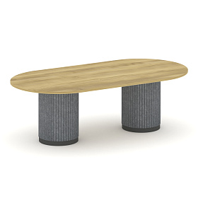 Стол для переговоров FELTO овальный 2400*1200*750