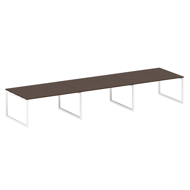 Переговорный стол (3 столешницы) на О-образном м/к