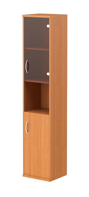 Шкаф узкий полуоткрытый комбинированный  правый 406х365х1975